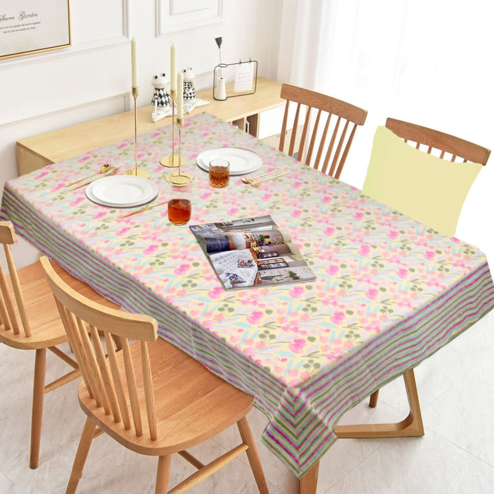 Jaipuri Square Cotton Table Cover - 125(40 x 40 inches)