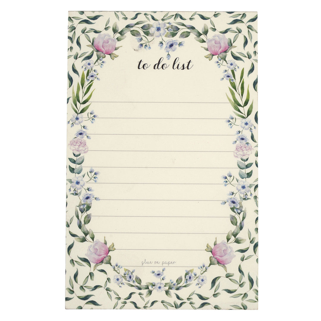 Peony Garden Notepad - Glue On Paper