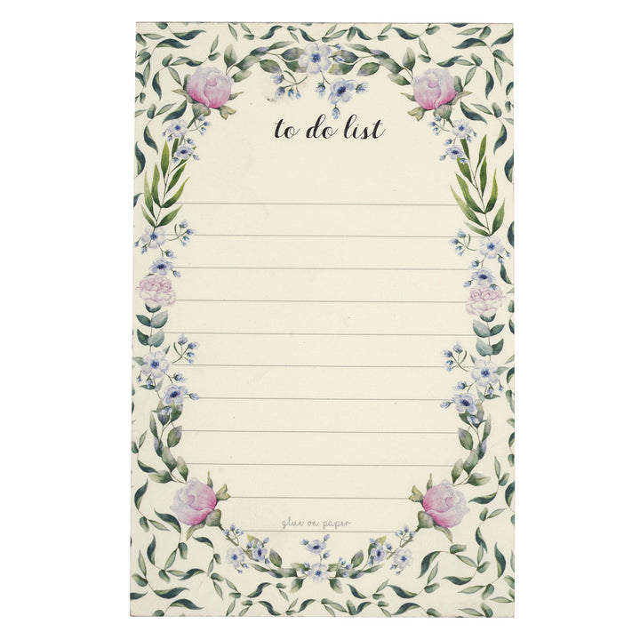 Peony Garden Notepad - Glue On Paper