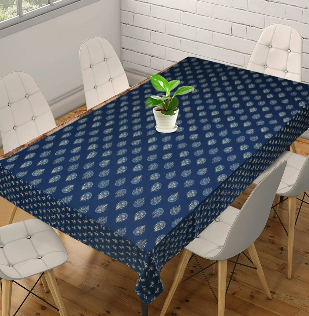 Jaipuri 4 Seater Cotton Table Cover - 130(40 x 60 inches)