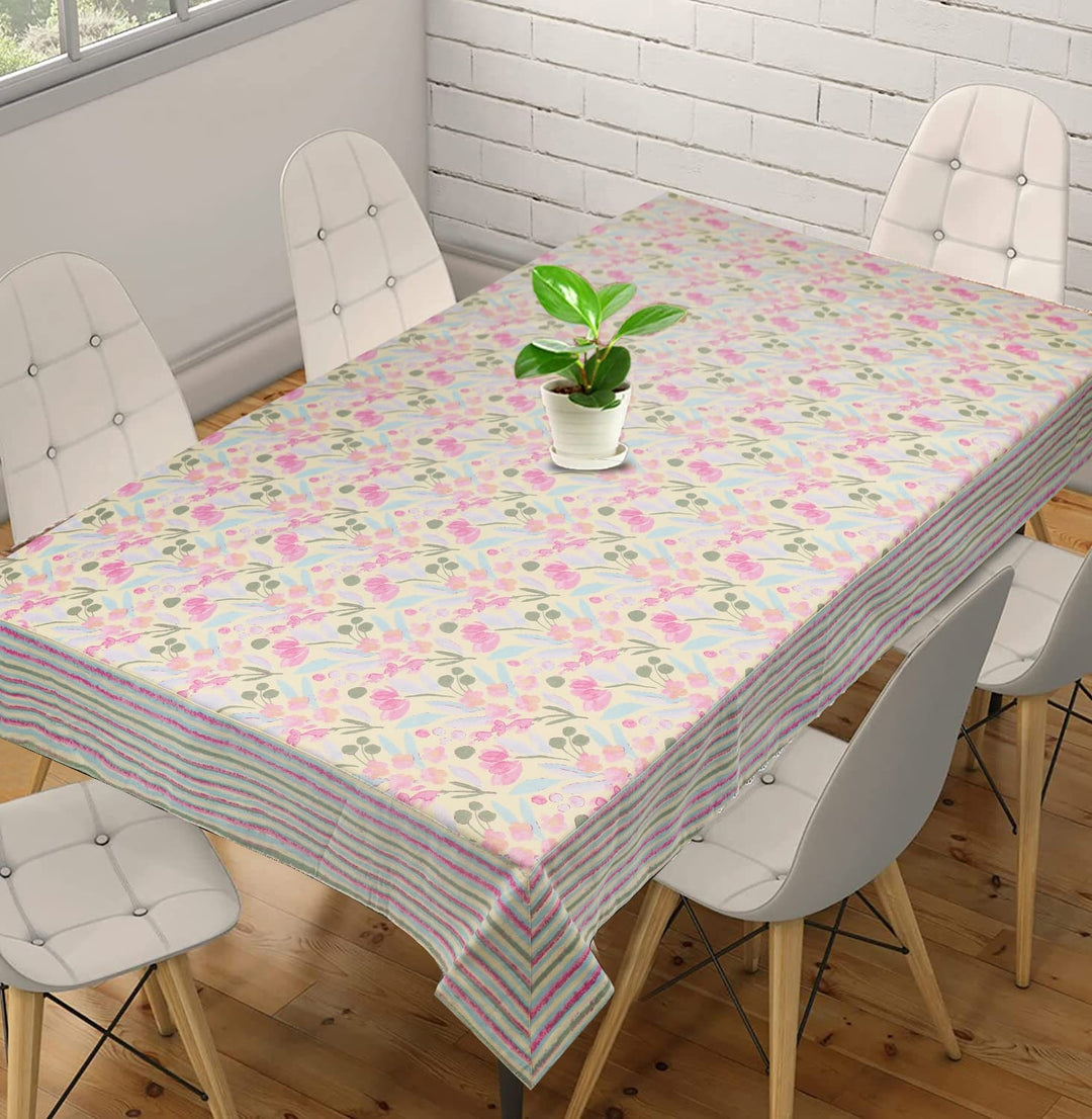 Jaipuri 4 Seater Cotton Table Cover - 132(40 x 60 inches)