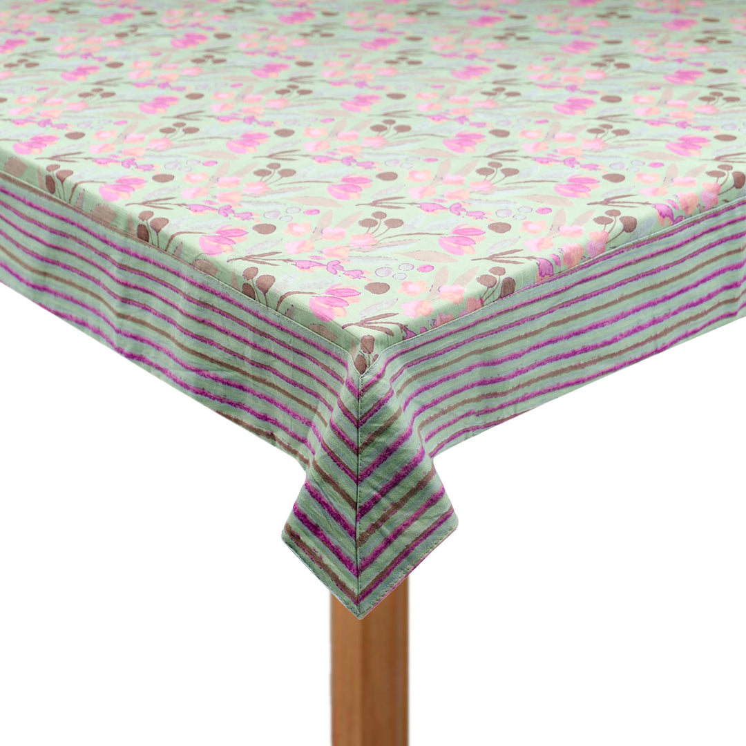 Jaipuri 4 Seater Cotton Table Cover - 134(40 x 60 inches)