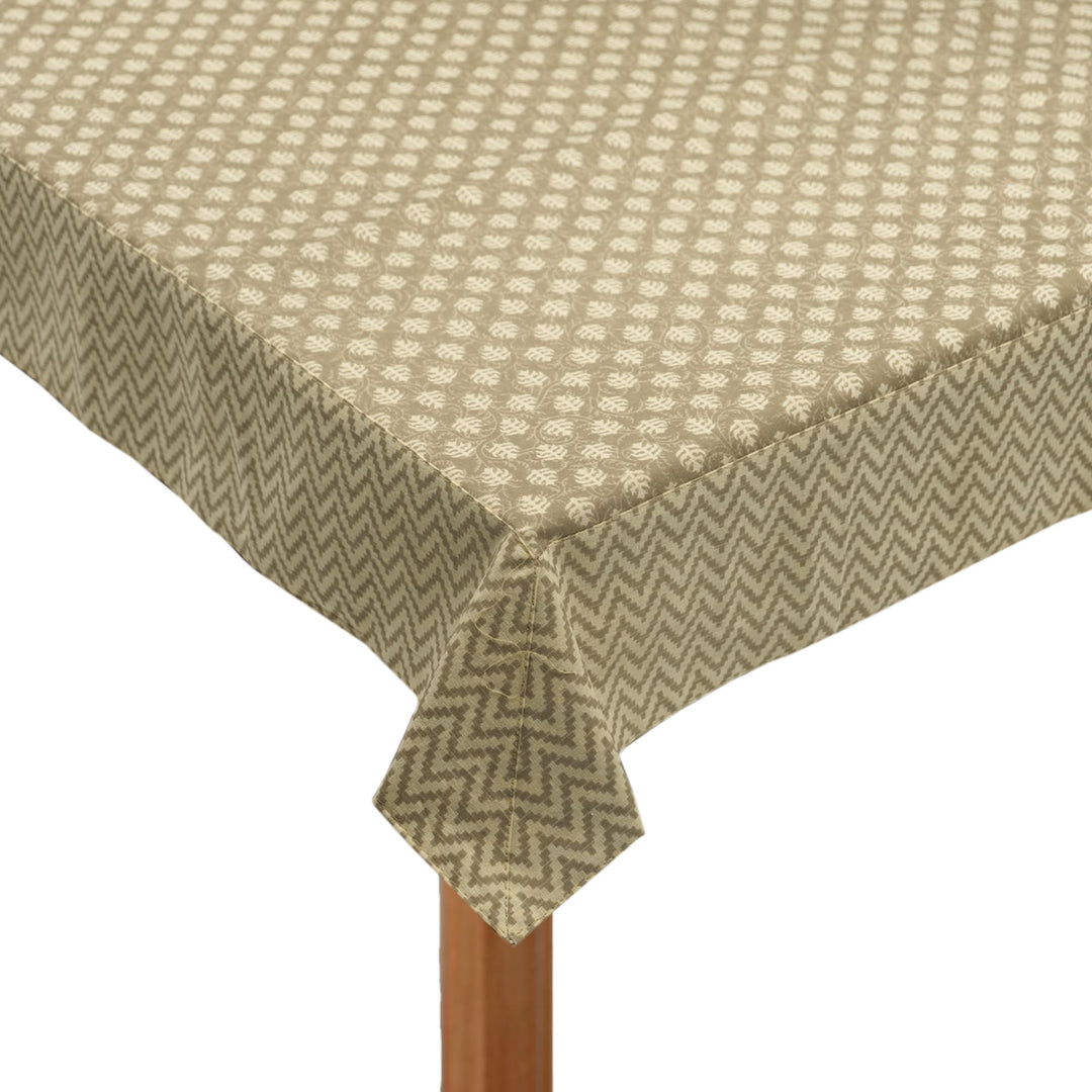 Camel Mogra Motif 100% Cotton Square Table Cover