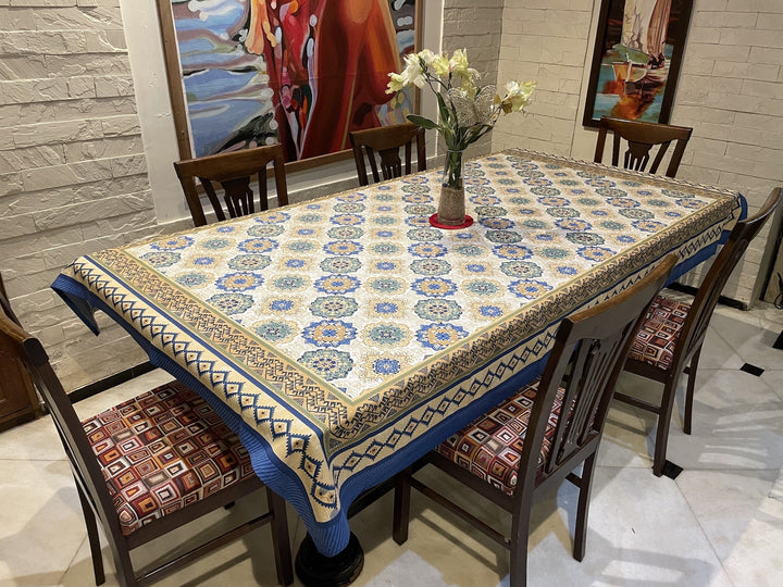 6 Seater & Square Table Cover Combo Set - 157