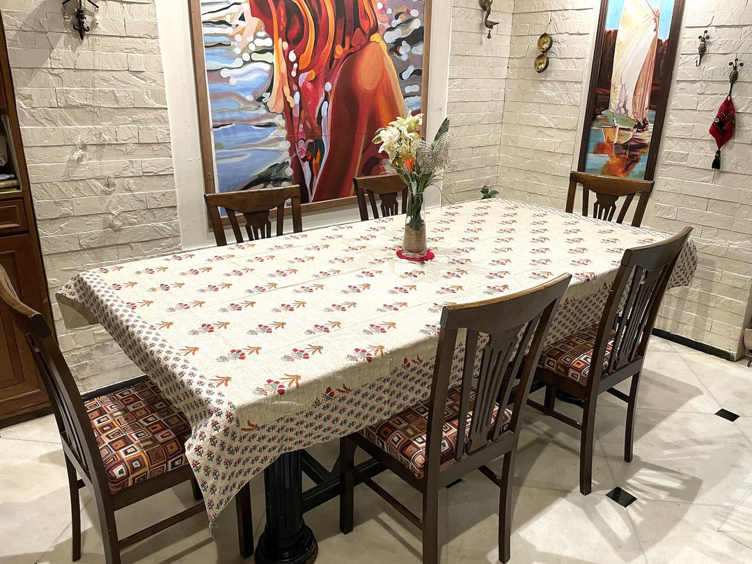 Fuljhari 100% Cotton Seater Table Cover