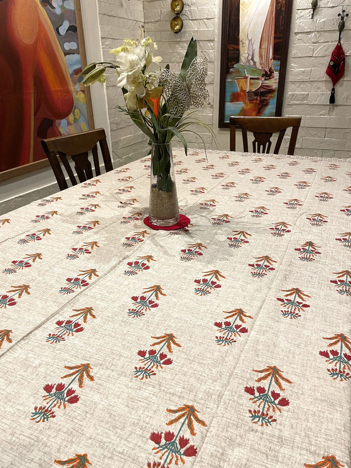 Fuljhari 100% Cotton Seater Table Cover