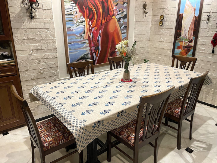 Fuljhari 100% Cotton Seater Table Cover