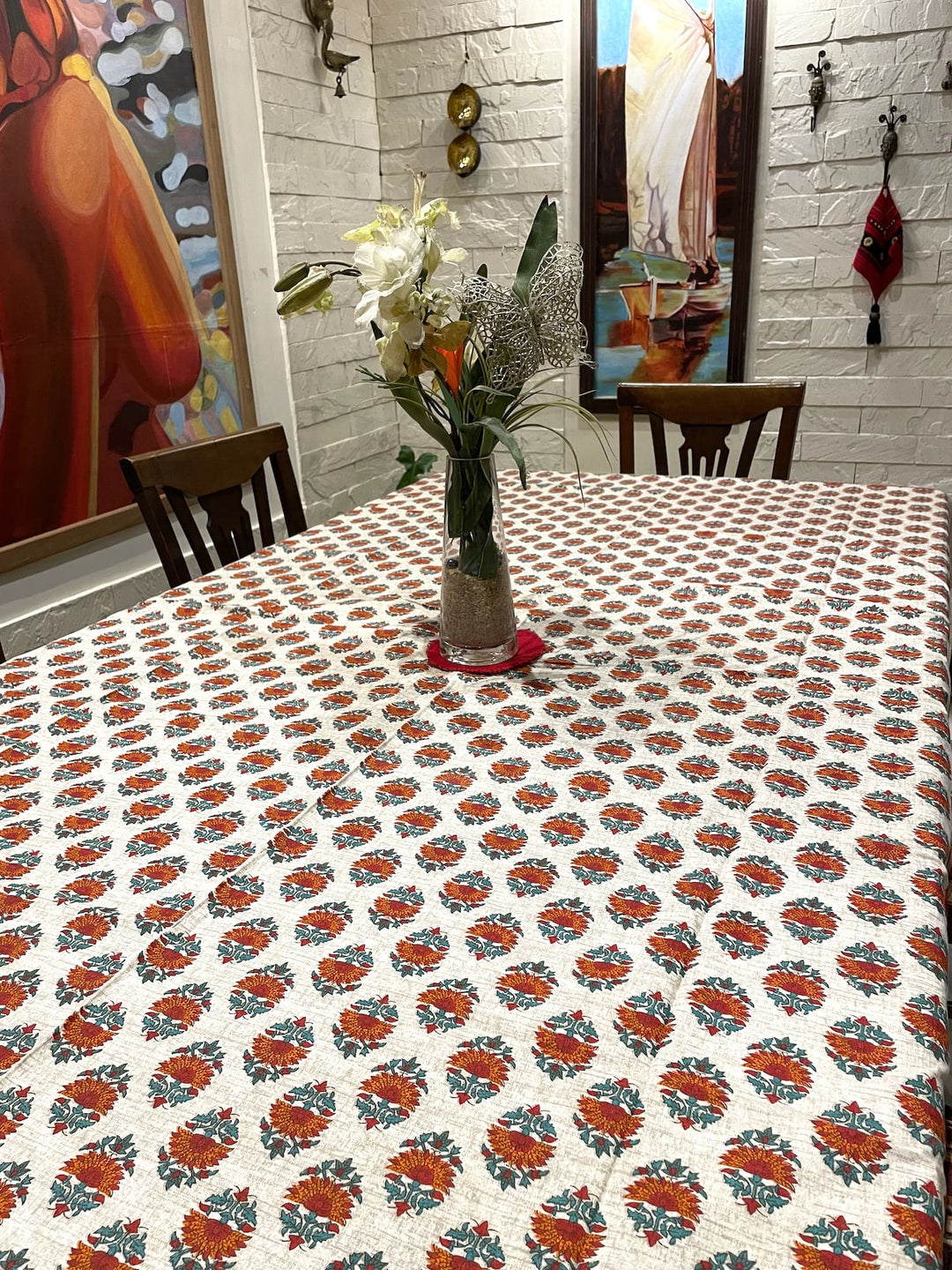 Gulbahar 100% Cotton Table Cover