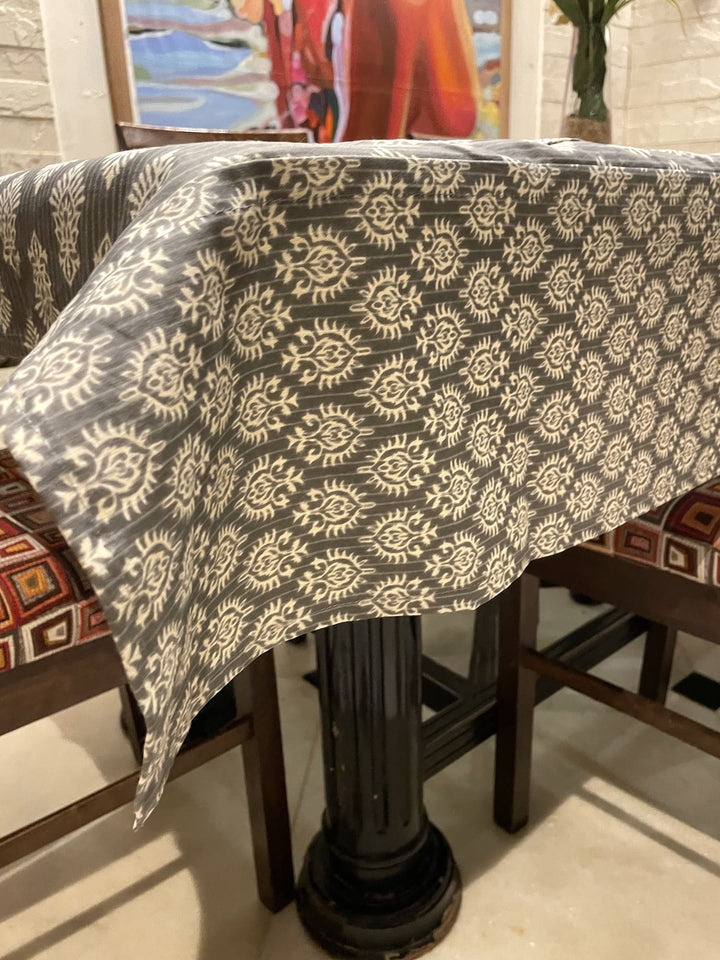 Grey Surya Ashoka 100% Cotton Seater Table Cover