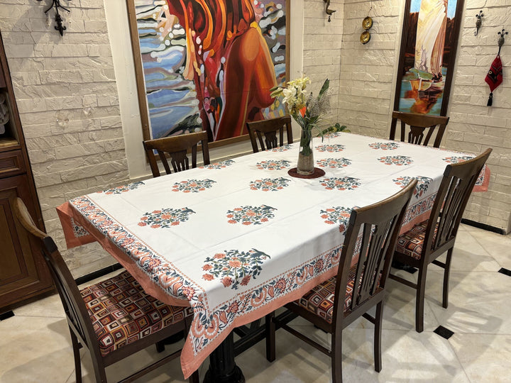 Gulzar 100% Cotton  Seater Table Cover - 5