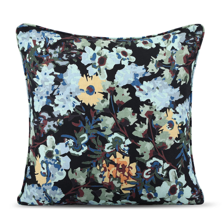 Quilted Floral 100% Cotton Cushion Covers - 140( 16 X 16 Inches)