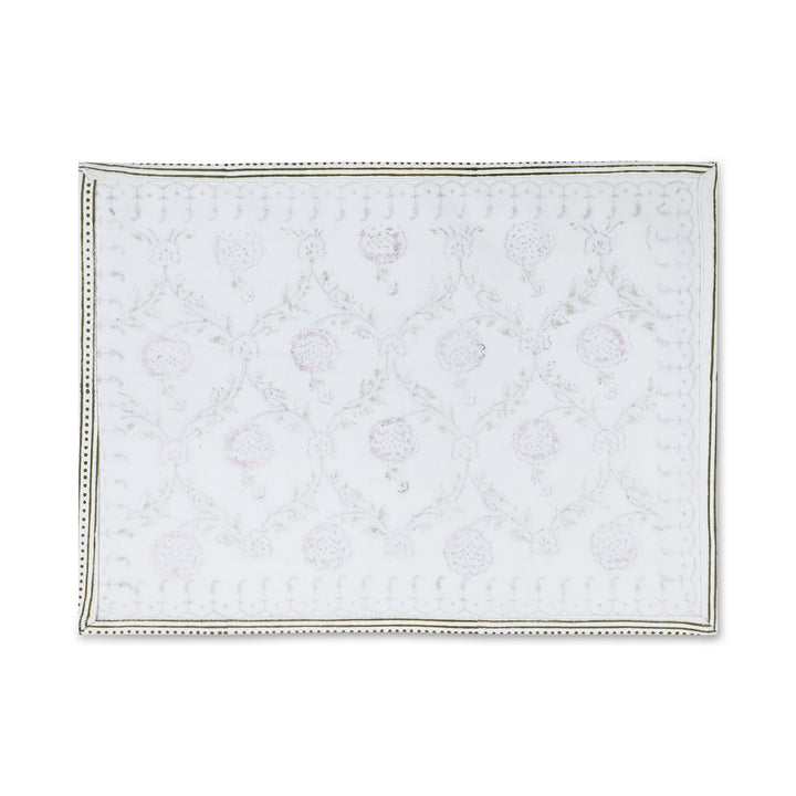 Gulshan 100% Cotton 6 & 8 Seater Mat & Napkin Set