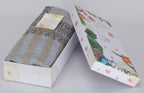 Light Grey Zari Checks Reversible Shawl- 134