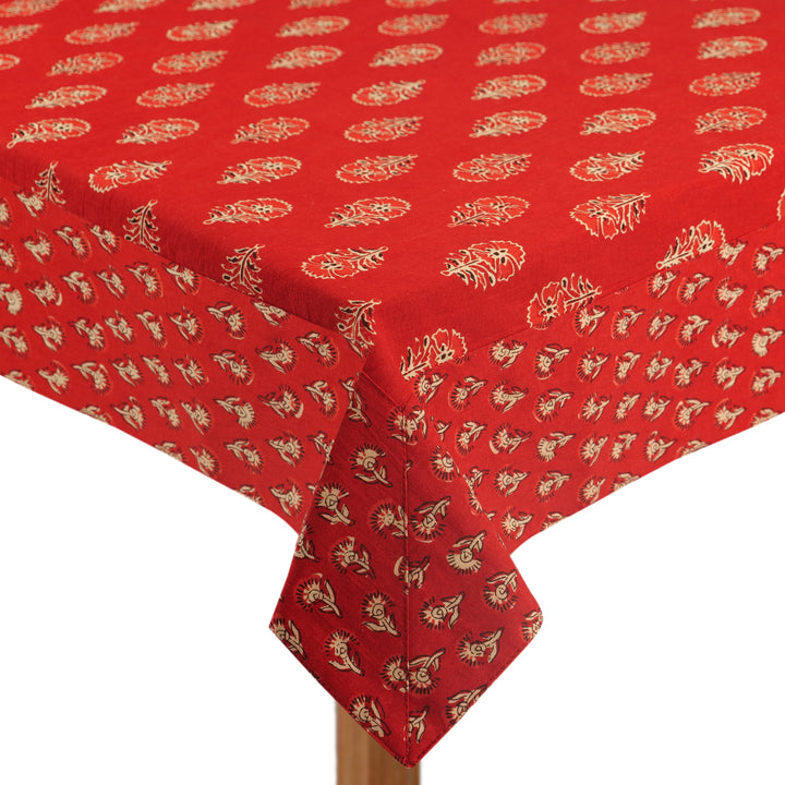 Jaipuri Square Cotton Table Cover - 121(40 x 40 inches)