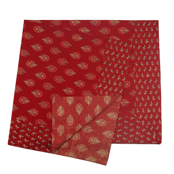 Jaipuri Square Cotton Table Cover - 121(40 x 40 inches)