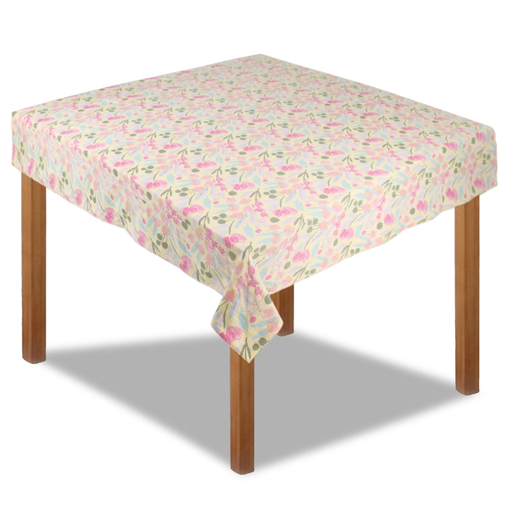 Jaipuri Square Cotton Table Cover - 125(40 x 40 inches)