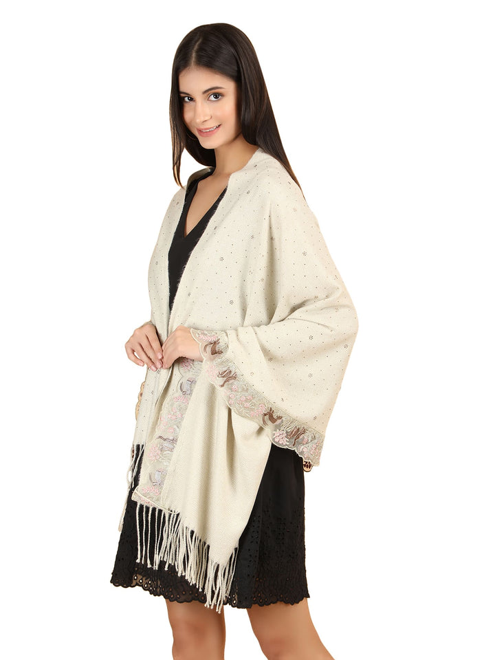 Bunny Crystals Acro Wool Stole - 278