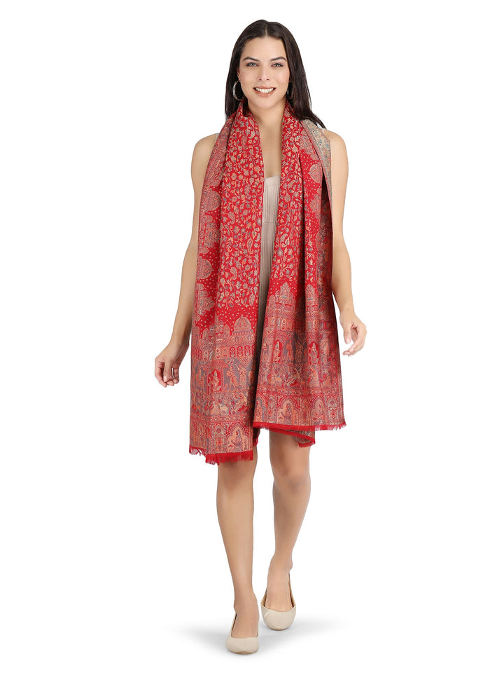 Him/Her Kani Mughal Acrylic Wool Stole