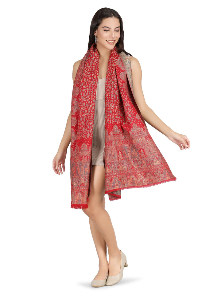 Him/Her Kani Mughal Acrylic Wool Stole