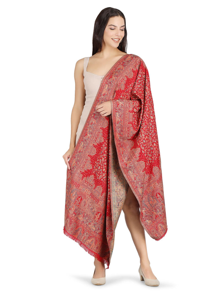 Him/Her Kani Mughal Acrylic Wool Stole