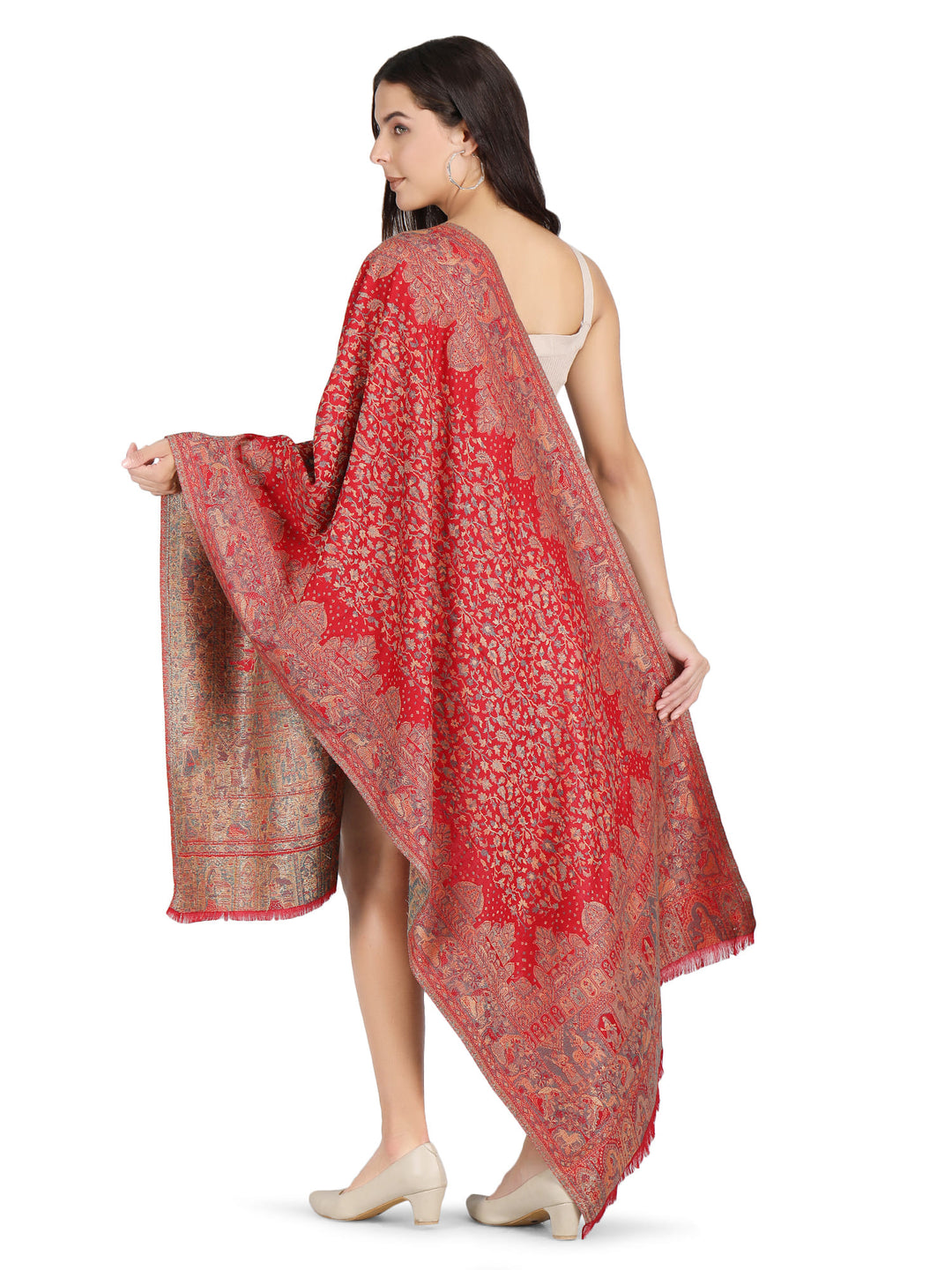 Him/Her Kani Mughal Acrylic Wool Stole