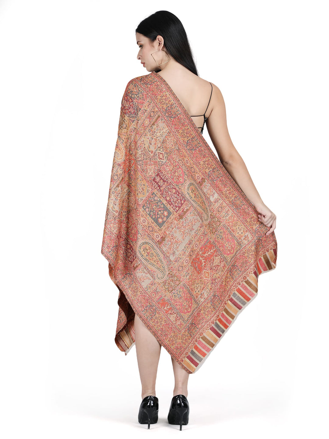 Him/Her Mughal Darbar Modal Stole (beige)