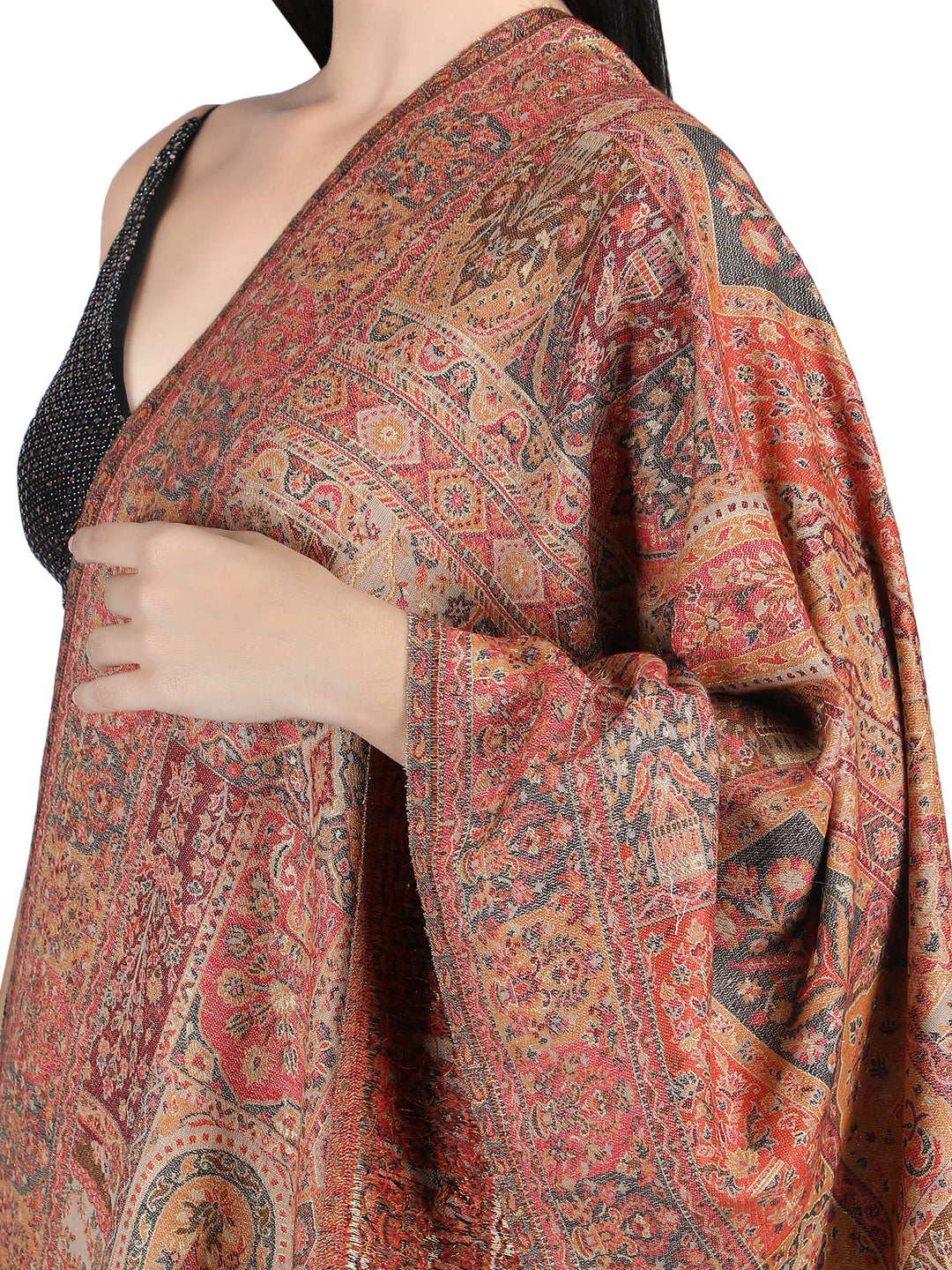 Him/Her Mughal Darbar Modal Stole (beige)