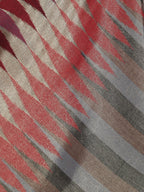 Red Zari Leheriya Shawl - Reversible-153
