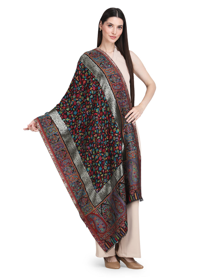 Kani Zari Modal Wool Stole - 341