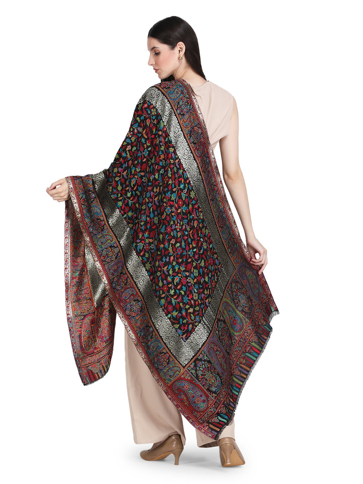 Kani Zari Modal Wool Stole - 341