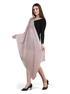 Pink Tweed Fine Wool Stole - 342