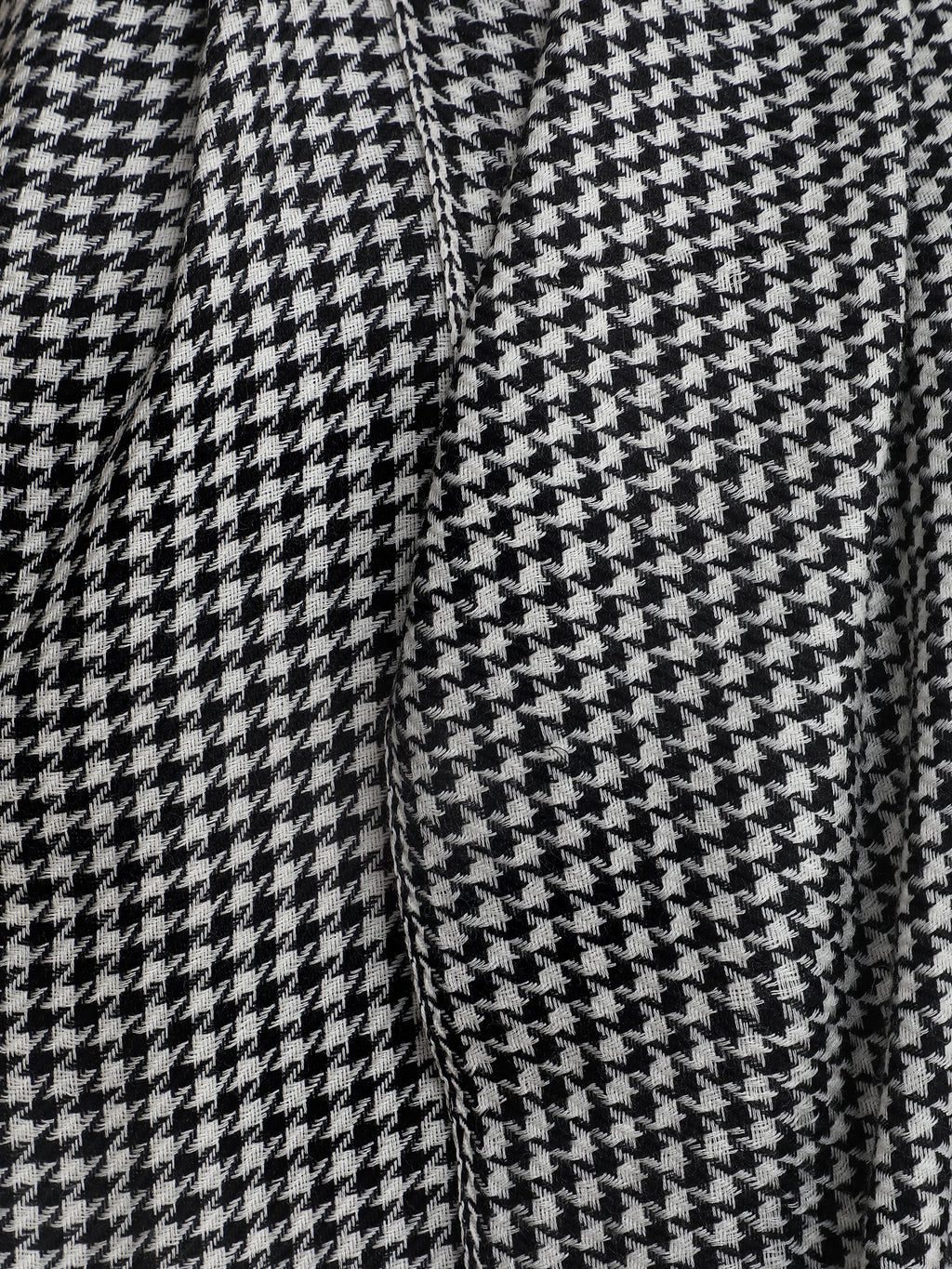 Black Tweed Fine Wool Stole - 344