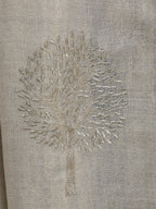 Ivory Moonlight Gold Tree 100% Fine Wool Stole- 346