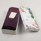 Wine Tweed Fine Wool Stole - 350