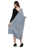 Blue Tweed Fine Wool Stole - 351