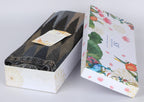 Black Zari Leheriya 100% Fine Wool Stole - Reversible- 369