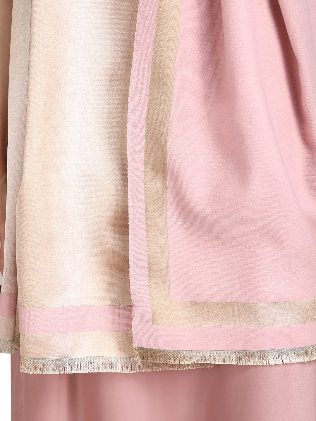 Pink Twilight Acrylic Stole - Fawn