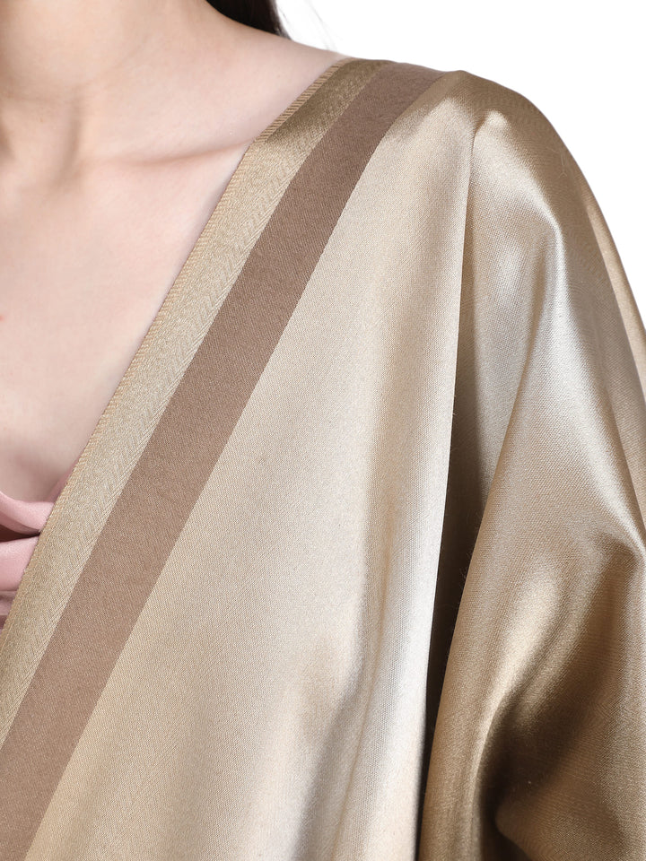 Brown Twilight Acrylic Stole - Fawn