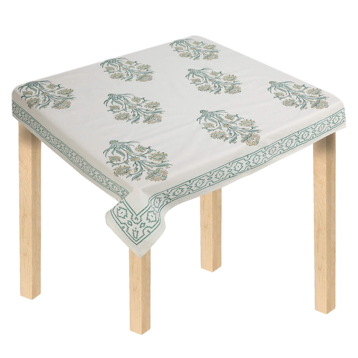 Jaipuri Square Cotton Table Cover - 103