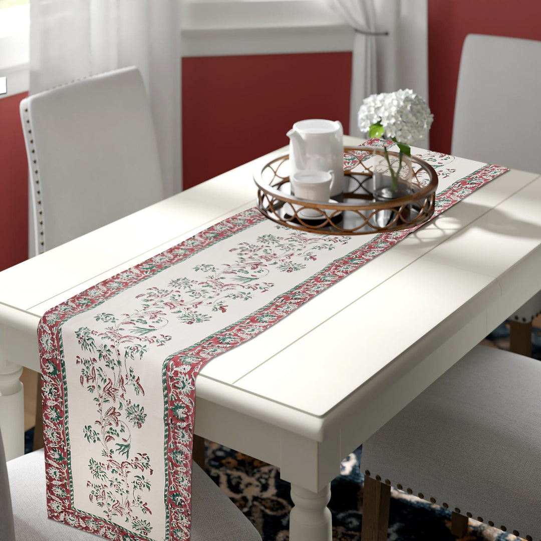 Jaipuri Cotton Table Runner - 8148