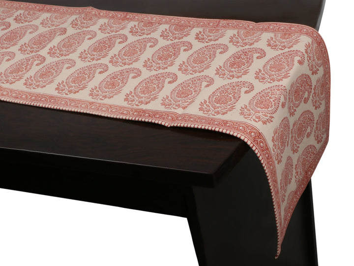 Cotton Floral & Paisley Table Runner - 15