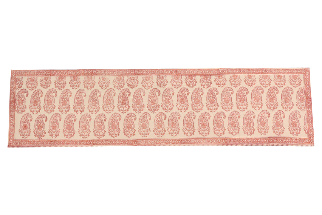 Cotton Floral & Paisley Table Runner - 15