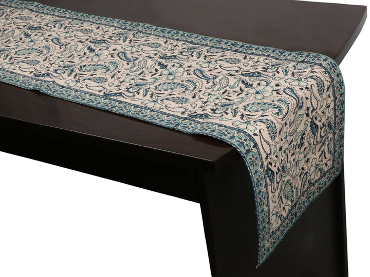 Cotton Floral & Paisley Table Runner - 7