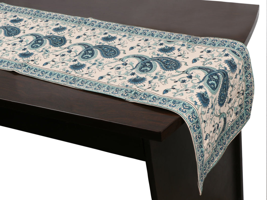 6 Seater Table Cover & Table Runner (13 x 72 inches) Combo Set - 126