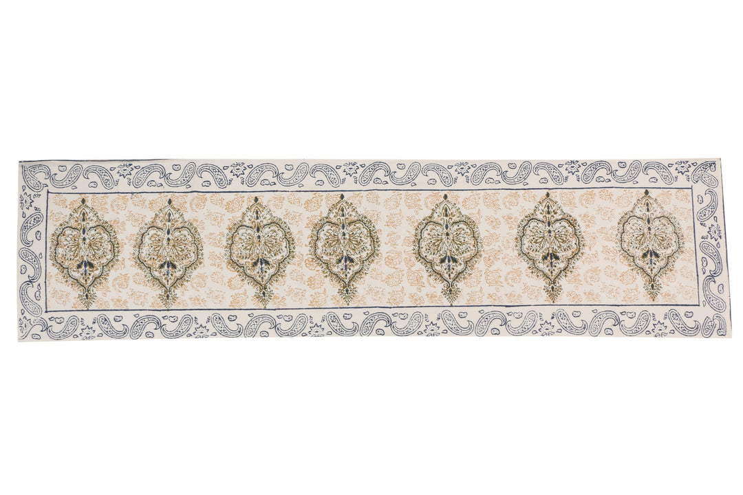 Cotton Floral & Paisley Table Runner - 20