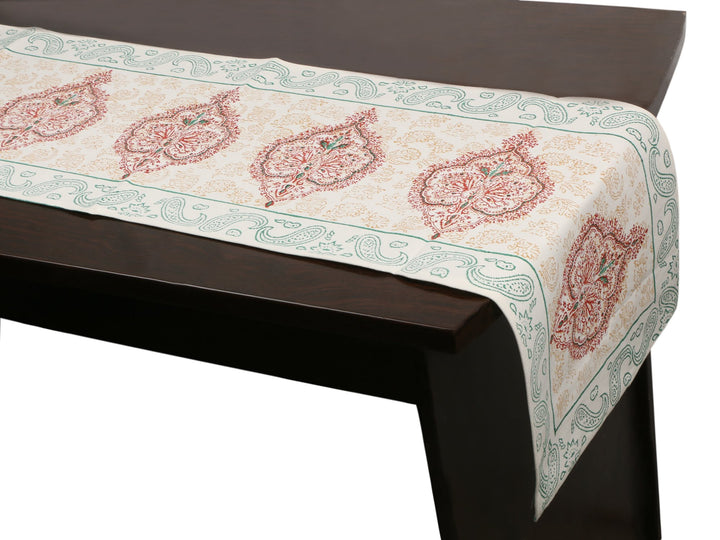 Cotton Floral & Paisley Table Runner - 19