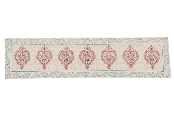 Cotton Floral & Paisley Table Runner - 19