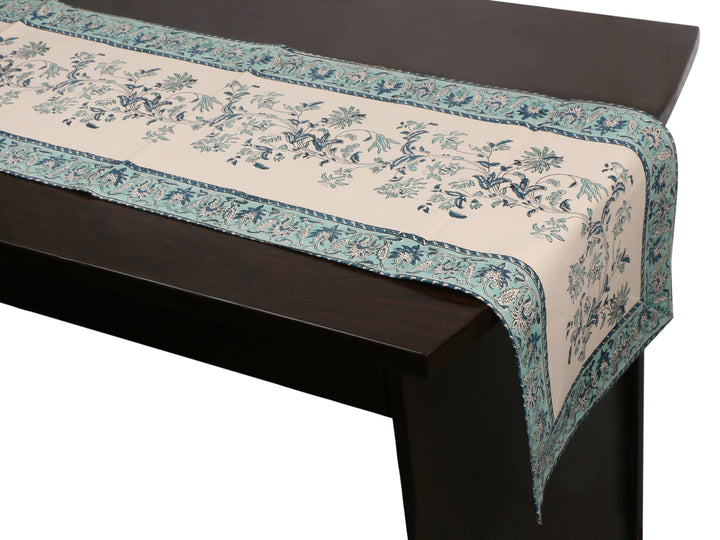 Cotton Floral & Paisley Table Runner - 3