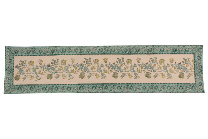 Cotton Floral & Paisley Table Runner - 2