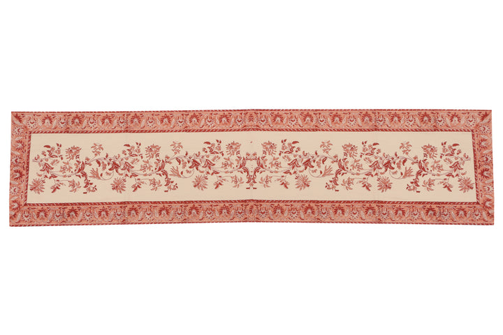 Cotton Floral & Paisley Table Runner - 1